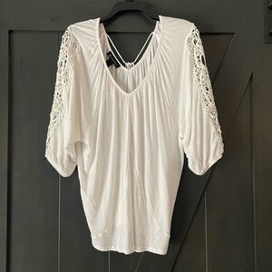 INC International Concepts Top with Embellished Sleeves